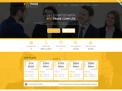 [SCAM] btctradecorp.com - Min 20$ (11% daily for 10 days) RCB 80% Thumbnail_9533